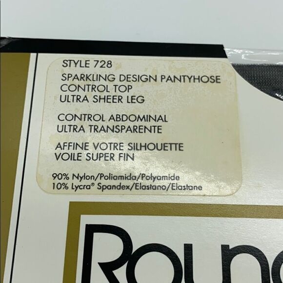 Round The Clock Pantyhose With Diamonds Applique - Picture 3 of 6